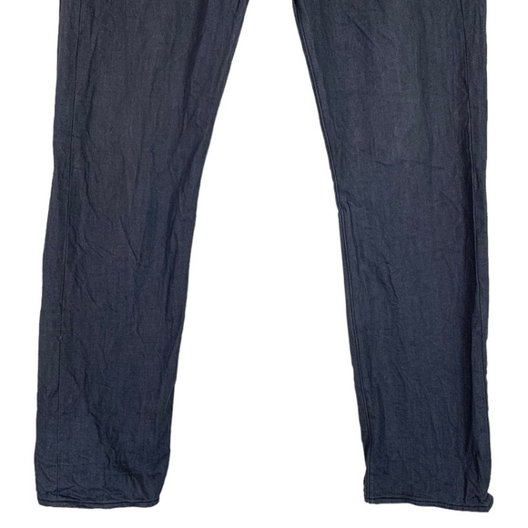 Levi's 501 White Oak Denim Slim Straight Leg Jeans Size 32X32 Slate Gray - Picture 4 of 10